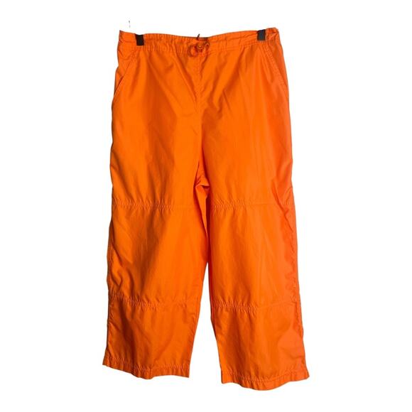 Vintage Y2K Nike Women’s Orange Windbreaker Capris Size-Large - Picture 1 of 4